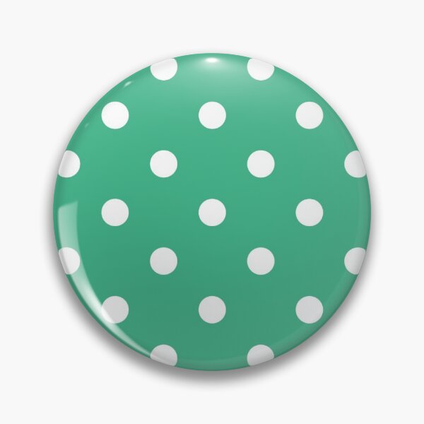 Item preview, Mint & White Polka Dot | Classic Pattern designed and sold by yoyomasks.