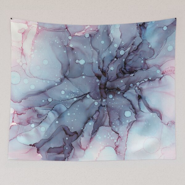 Item preview, Galaxy Flower Ink Painting designed and sold by Olga Shvartsur.