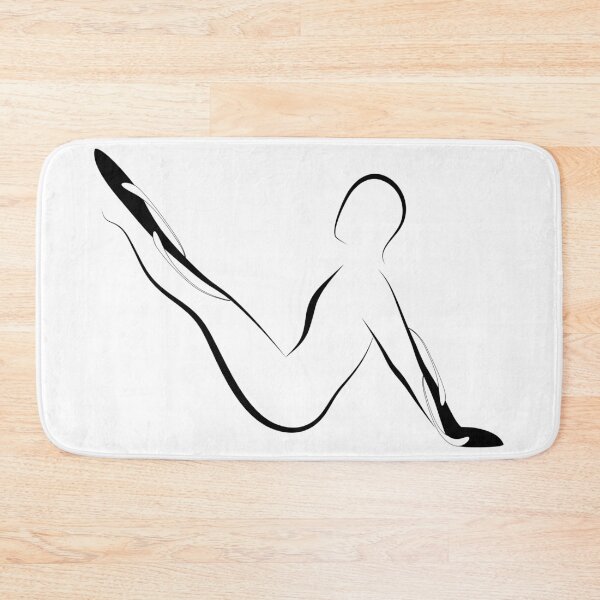 Item preview, Pilates mat pose  designed and sold by sashica.