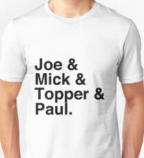 Joe & Mick & Topper & Paul Clash T-Shirt Unisex T-Shirt