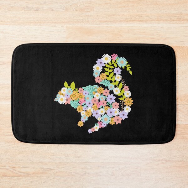 Item preview, Flower Squirrel / Wild Forest Animal Colorful Spring Summer Colour Flowers Blossom Clever Smart Cunning Gift Idea designed and sold by SimonGs.