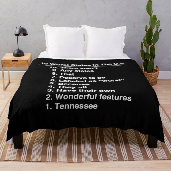 Item preview, Tennessee Is The Worst State Ever Funny print designed and sold by jakehughes2015.