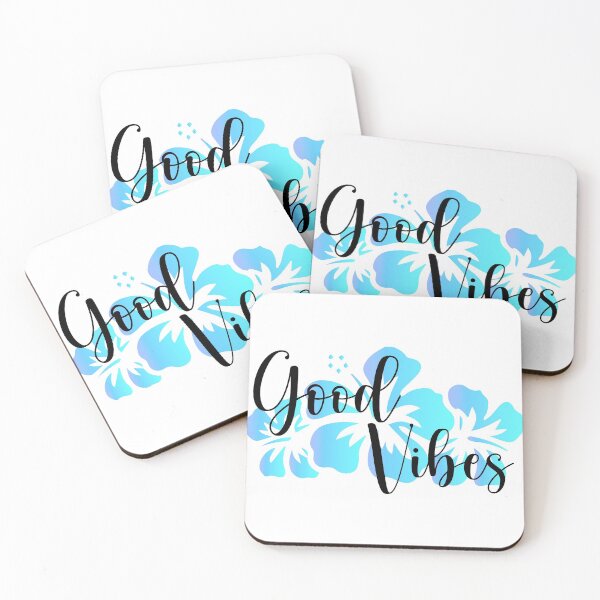 Item preview, Goodvibes summer over hawaiian floral design Blue designed and sold by Jake Purcell.