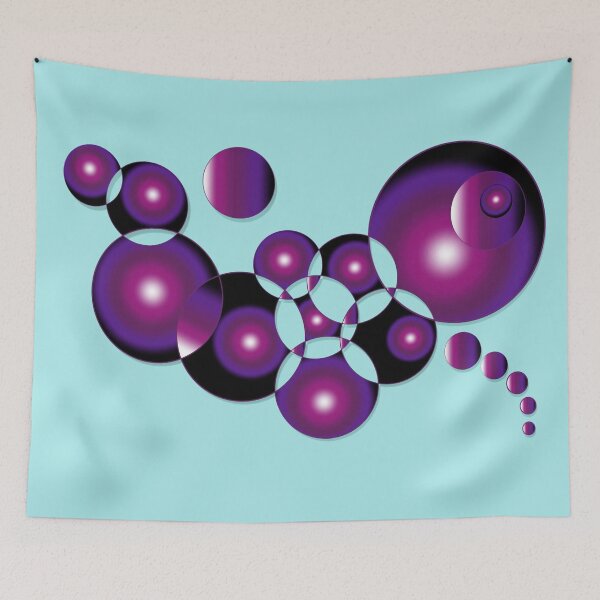 Item preview, The Purple Circles (Horozontal) designed and sold by littleowl-ash.