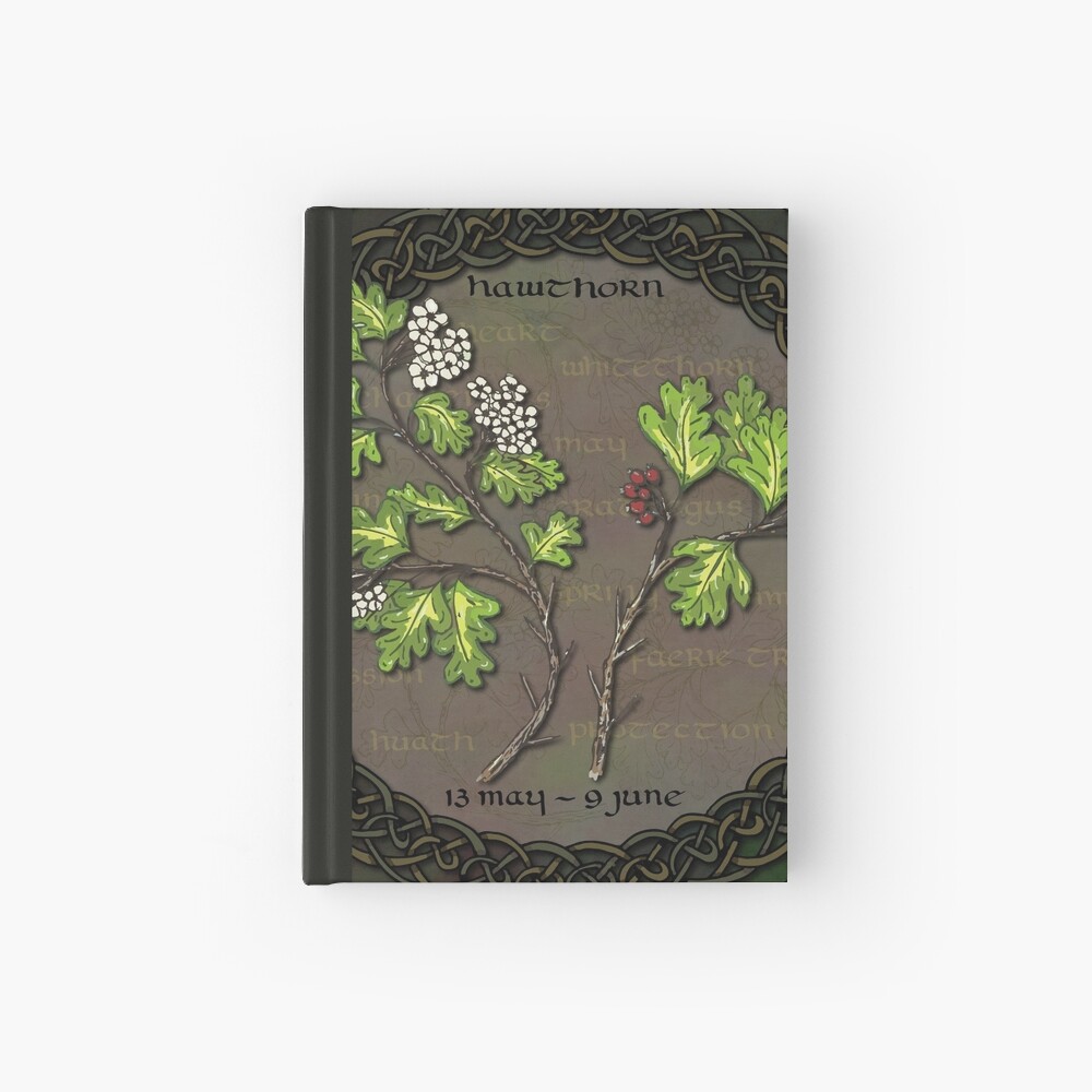 Celtic Tree Calendar - Hawthorn Hardcover Journal