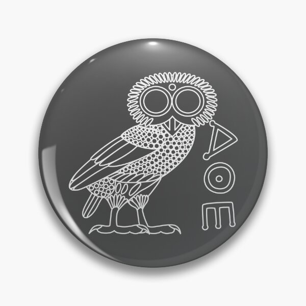 Item preview, Owl of Athena [White Outline + Ethnicon] designed and sold by jorellaf.