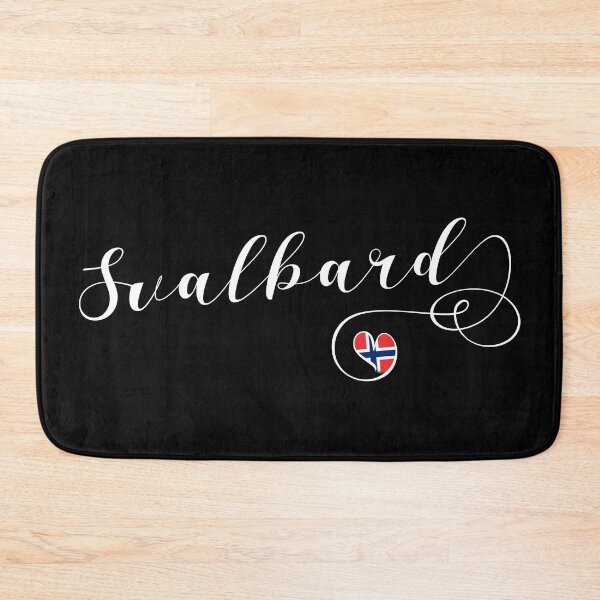 Item preview, Heart Svalbard Flag, Spitsbergen, Norway designed and sold by Celticana.