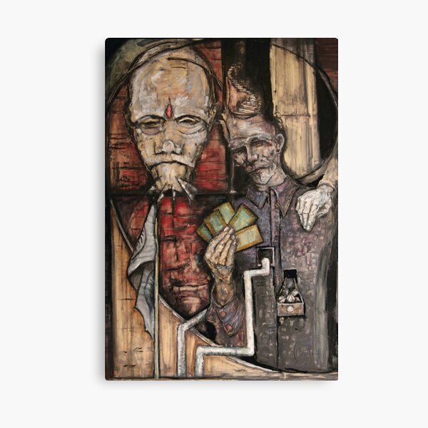 Bettel Hand, Ismae Books Canvas Print