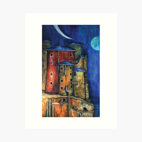 Cenotaph, Cover painting from Things They Buried, Ismae Books Art Print