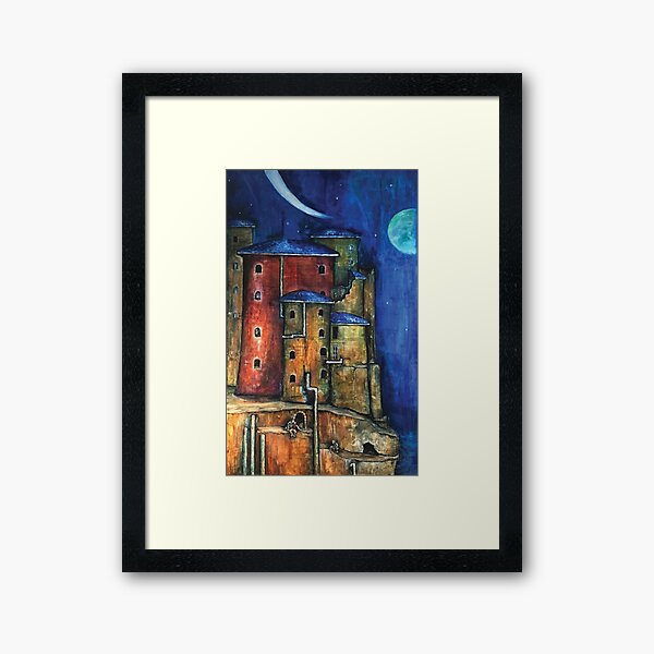Cenotaph, Cover painting from Things They Buried, Ismae Books Framed Art Print