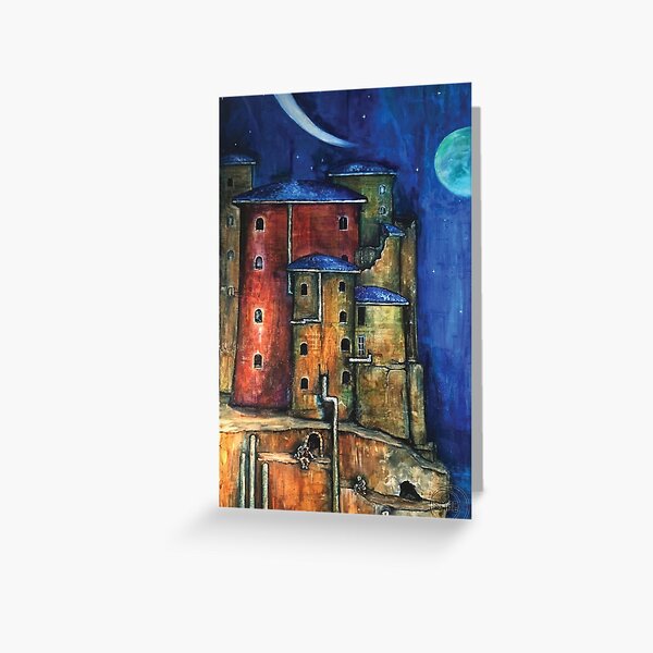Cenotaph, Cover painting from Things They Buried, Ismae Books Greeting Card