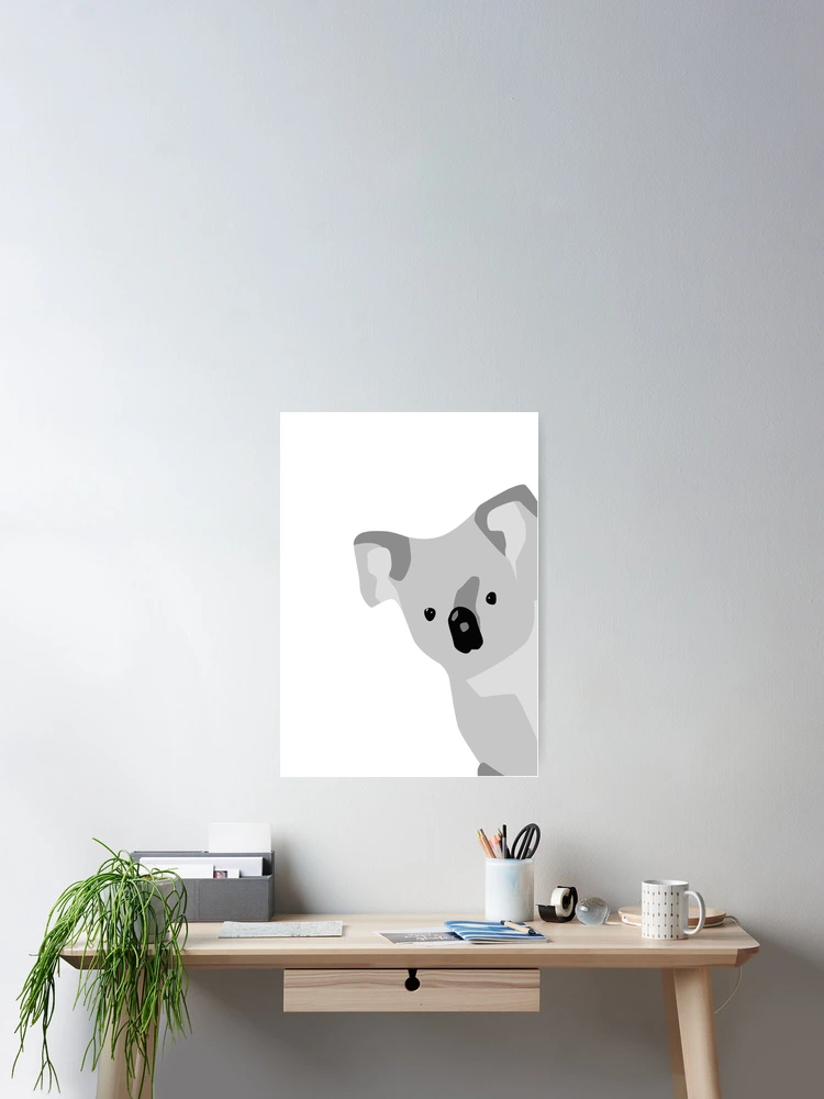 Imagen 2 de 3, Póster con la obra coala, diseñada y vendida por easmoc.