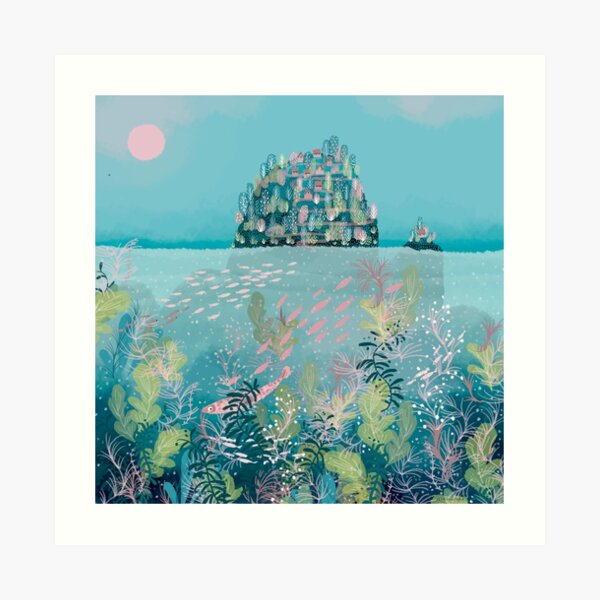 Island dreaming Art Print