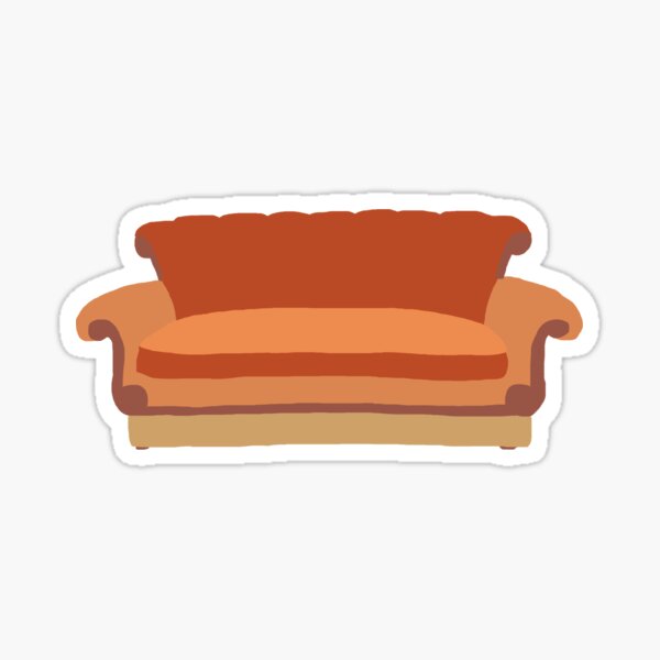 Minimalistic Couch Sticker