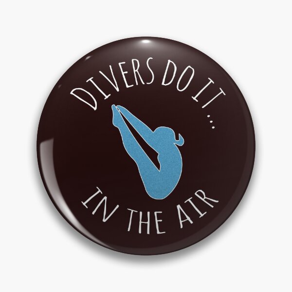 Item preview, Top Funny Diver do it in the air gift design designed and sold by LGamble12345.