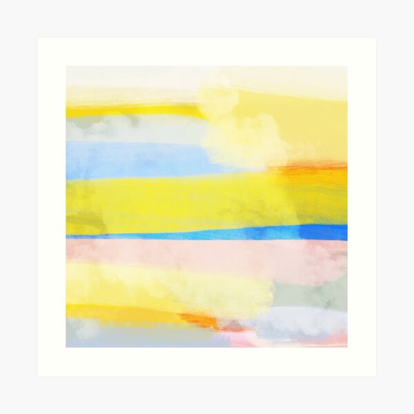 Swipes of sunlight Art Print