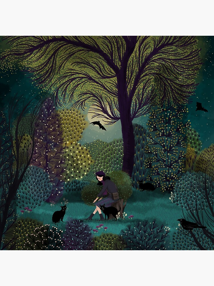 Black Cat Gathering by Jane-Newland