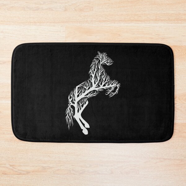 Item preview, Jumping Horse Tree Design  / Horse Riding Stallion Haflinger Hanoverian Gelding Meadow designed and sold by SimonGs.