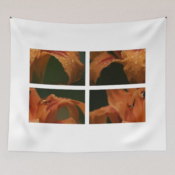 Item preview, Orange Lily Quadrant Digital Art designed and sold by shane22.