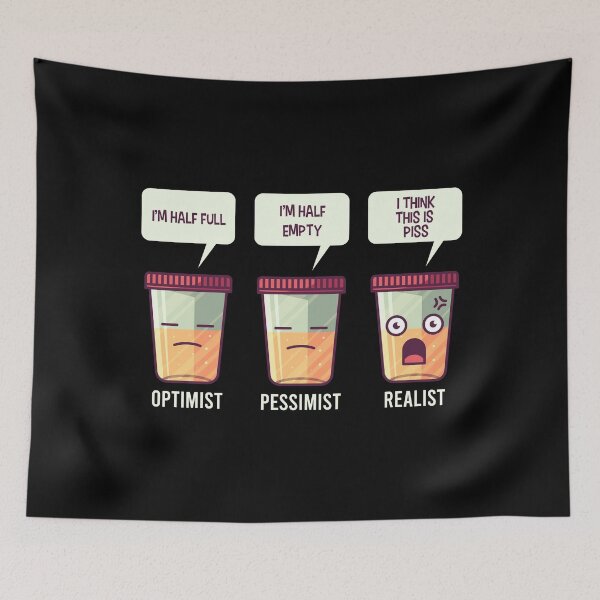 Item preview, Optimist Pessimist Realist designed and sold by tonstan.