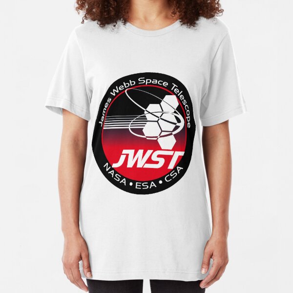 James Webb Space Telescope Component Logo Slim Fit T-Shirt