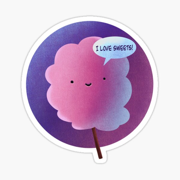 I Love Sweets Sticker