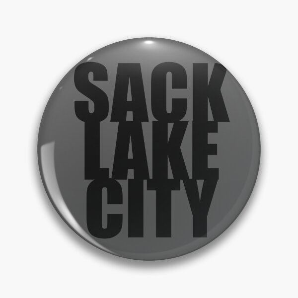 Item preview, Sack Lake City Black on Grey designed and sold by SaltCitySage.