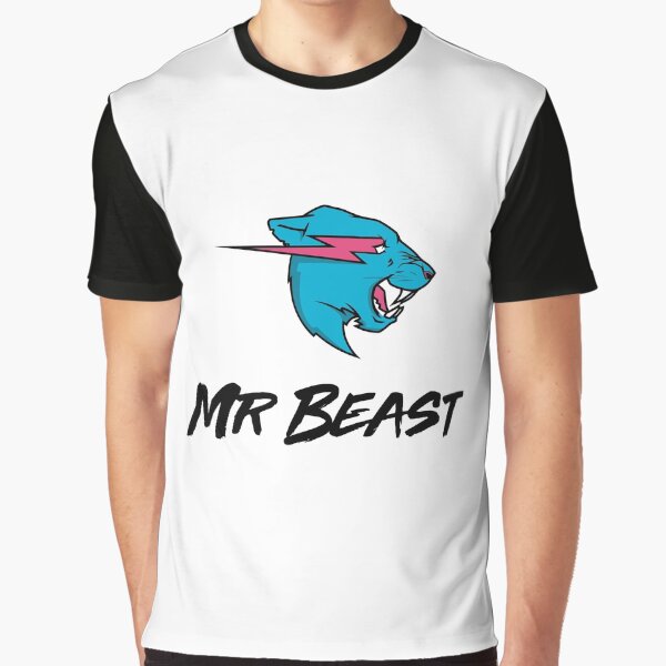 Mr Beast Original Lightning Cat Hoodie Or T-Shirt YouTuber Merch Adults & Kids Graphic T-Shirt