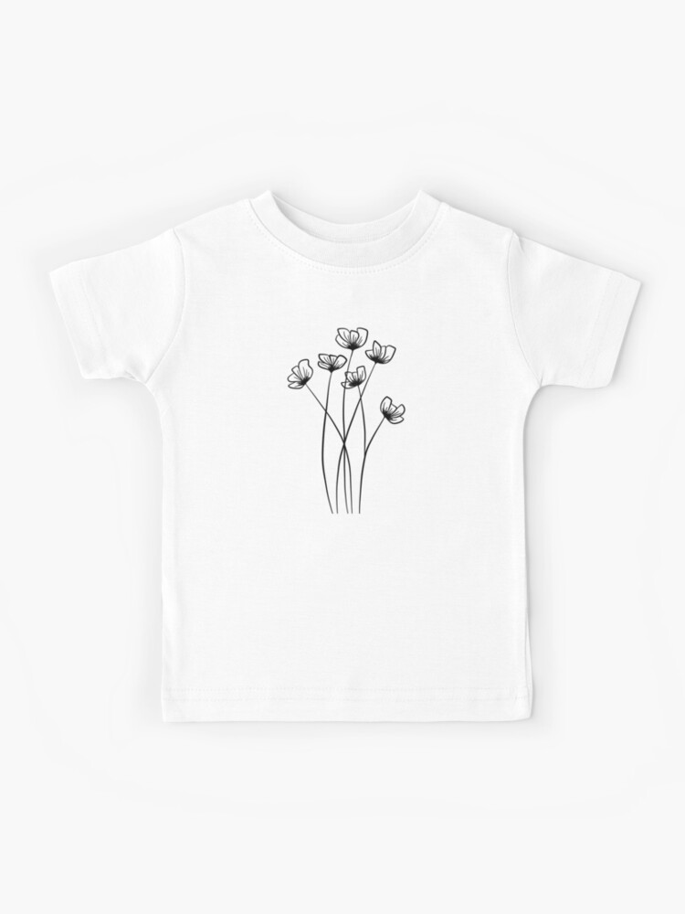 Flowers drawing Kids T-Shirt