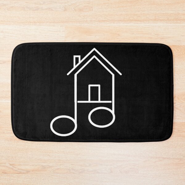 Item preview, House music - Black sticker print designed and sold by blasteryuii.