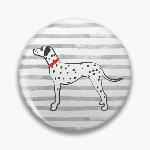 Item preview, Dalmatian Dog Breed on Stripes designed and sold by littlearrow.