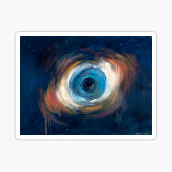 The Eye of God Galaxy Sticker