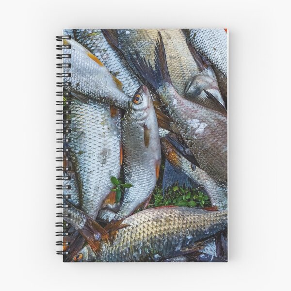 Item preview, River Fish on Green Grass - Funny Fishing & Food Gift designed and sold by r-silver.