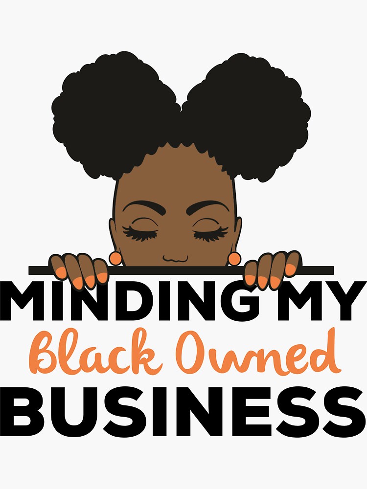 Black Owned Business Decal