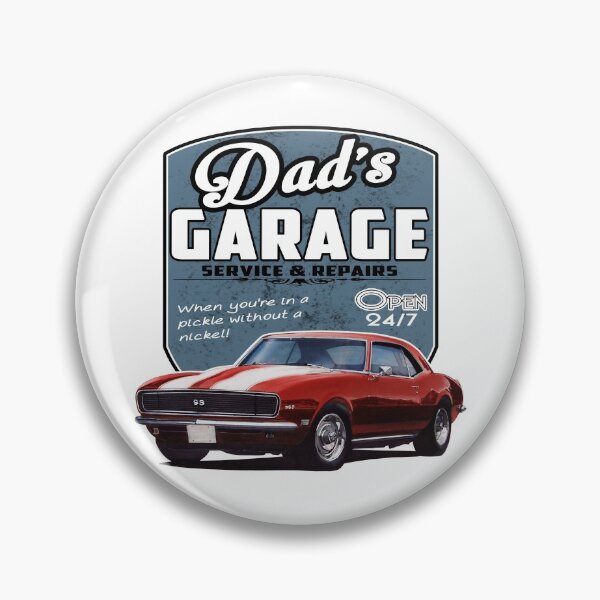 Item preview, Dad's Garage Red Camaro designed and sold by Yourauto.