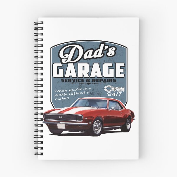 Item preview, Dad's Garage Red Camaro designed and sold by Yourauto.