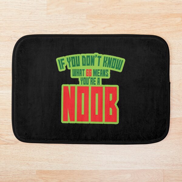 Noob Bath Mats Redbubble - gg noob roblox
