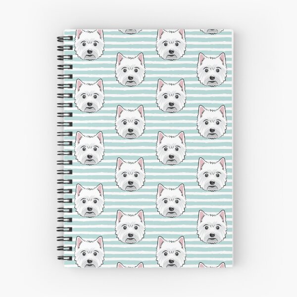 Item preview, West Highland White Terrier (westie) on Stripes designed and sold by littlearrow.