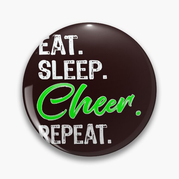 Item preview, Retro Eat Sleep Cheer Repeat Gift designed and sold by LGamble12345.
