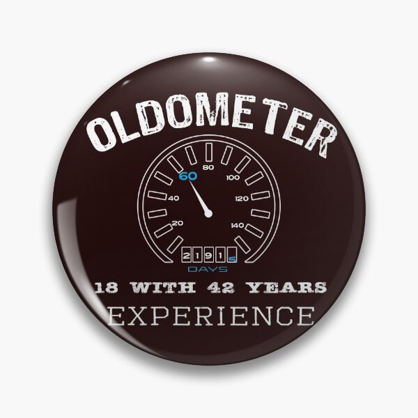 Item preview, Top Funny Oldometer 60th Birthday Gift Design for Men designed and sold by LGamble12345.