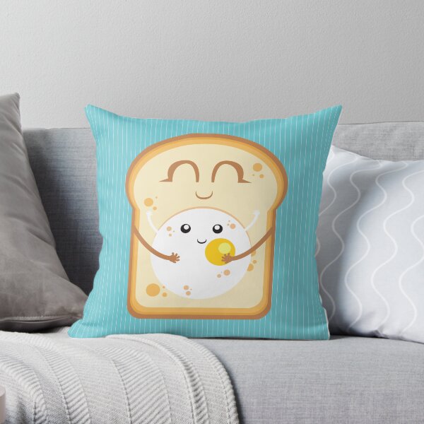 Hug the Egg Throw Pillow