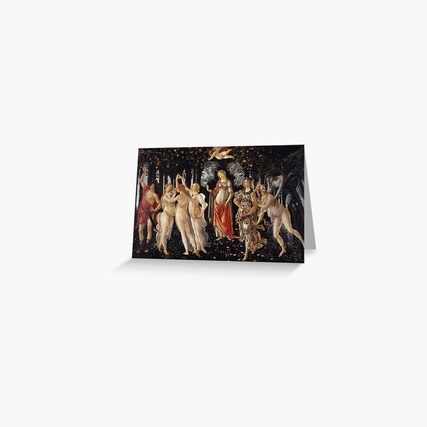Botticelli - Primavera, Spring Greeting Card