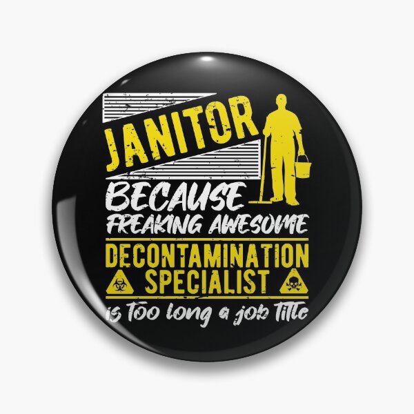Item preview, Janitor because decontamination specialist long job title t shirt designed and sold by Dan66.
