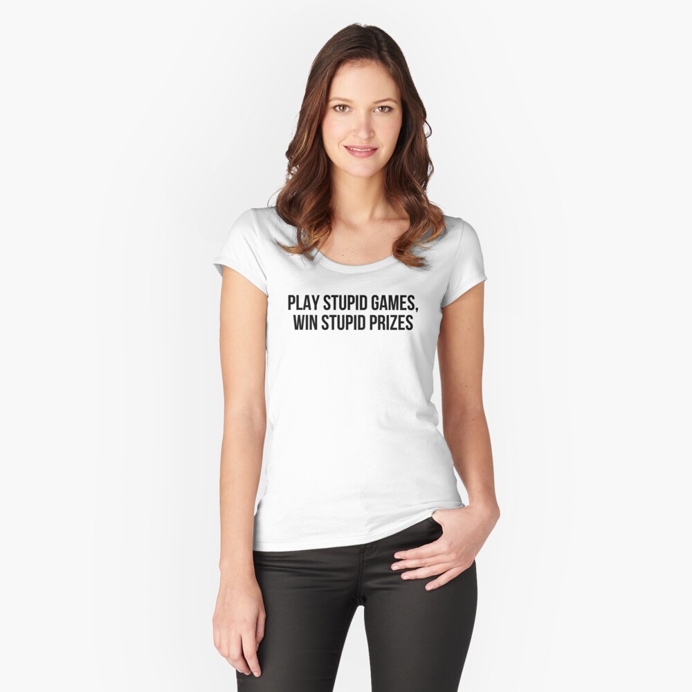 Item preview, Fitted Scoop T-Shirt designed and sold by allthetees.