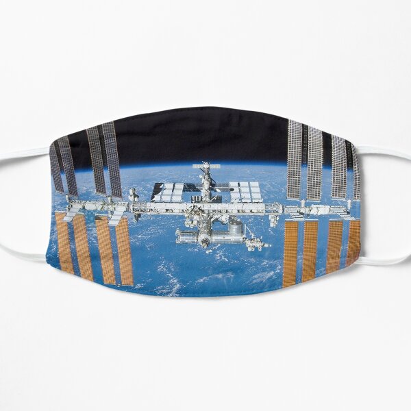 ISS. International Space Station. Flat Mask
