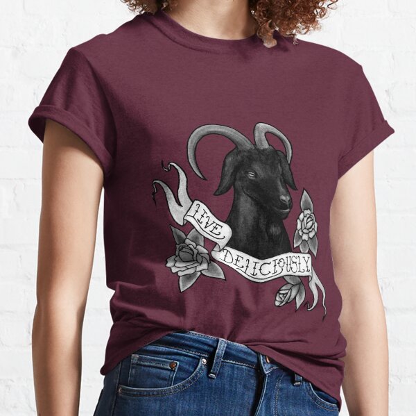 Live Deliciously Black Phillip Classic T-Shirt