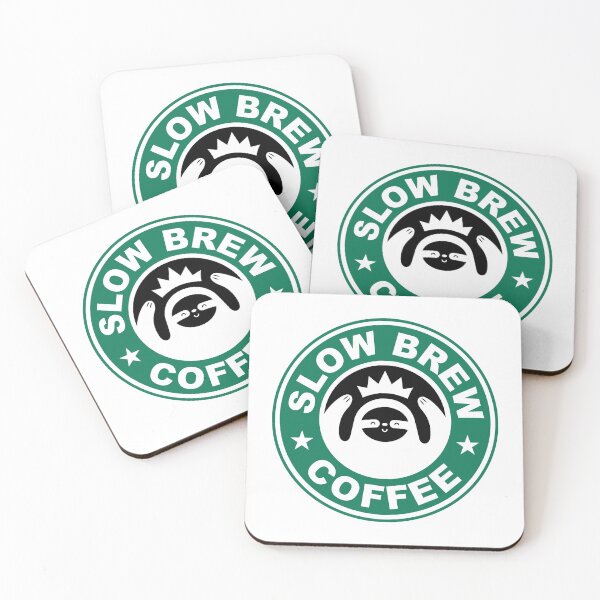 Item preview, Slow Brew Coffee designed and sold by Slothgirl Art.