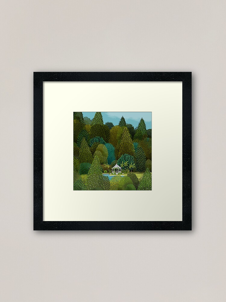 Alternate view of Poolhouse Framed Art Print