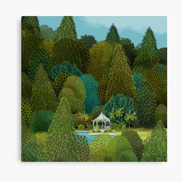 Poolhouse Canvas Print