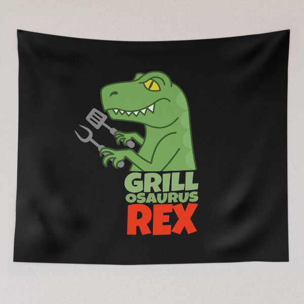 Item preview, Grillosaurus Rex BBQ tee designed and sold by AndApArt.